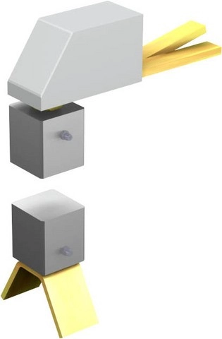 Pivot pour portail tube Ø 50 25050S à sceller MANTION - 25050S