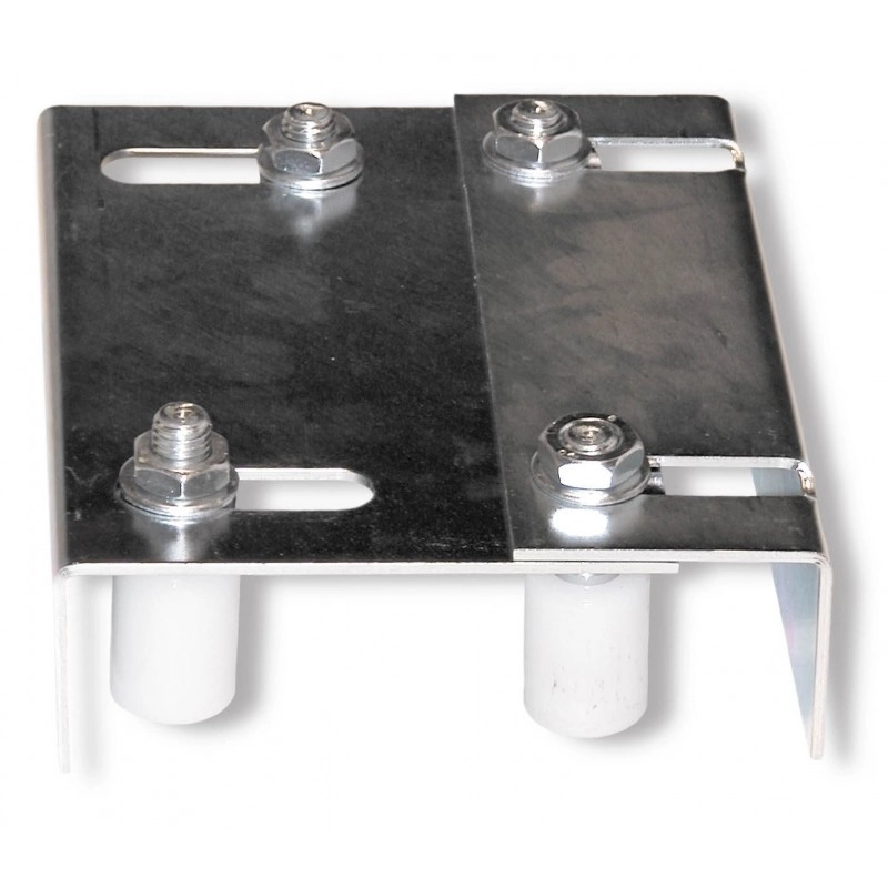 Plaque de guidage réglable pour portail AVL - lg 220 mm x hauteur 55 mm  - 7087/30