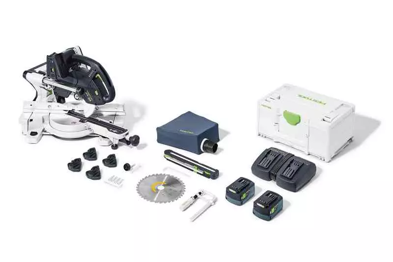 Scie à onglets radiale sans fil KAPEX KSC 60 EB 5.0 I-Plus - FESTOOL - 577954