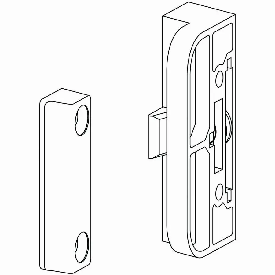 Sachet verrou médian HS150/200 300 Portal SIEGENIA - PMZB0150-100030                     