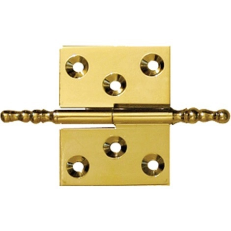 Paumelle meuble rustique laitonnée n°4 BROS - 40x50 gauche - 4-4-L-G4050-1