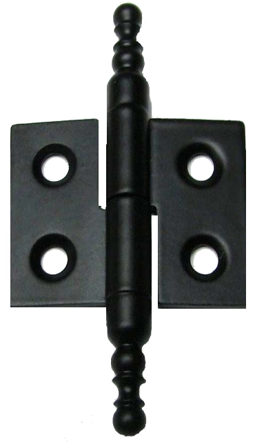 Paumelle meuble rustique noire QDCR - 40x50 droite - PO4150XF40