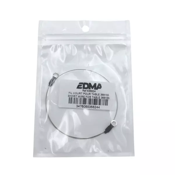 Fil de coupe de rechange - 370 mm - pour table de découpe double fil chaud - EDMA OUTILLAGE - 536824
