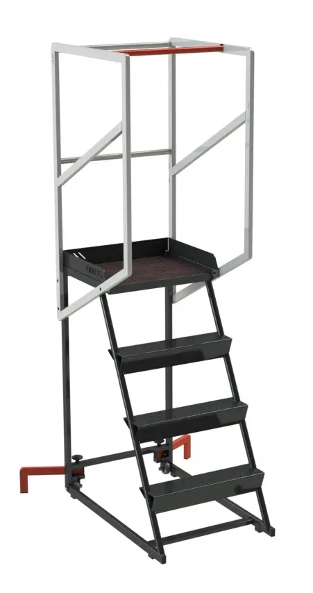 Escabeau roulant étroit 4 marches 150 kg - FIMM - 830008729