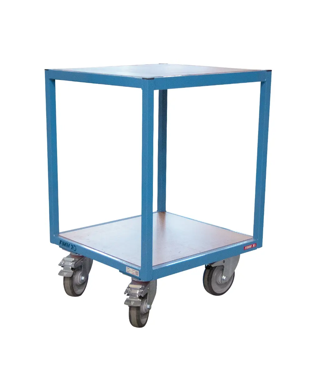  Servante établi 2 plateaux bois 600 x 600 mm 400 kg - FIMM - 880010502