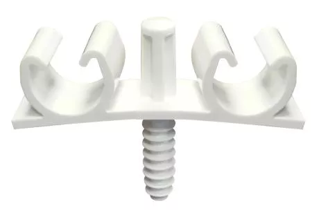 Fixation de tubes multicouche, PER et cuivre gainé ING FIXATION FIX-RING Multi quadruple - Ø 22 à 26 mm - Boîte de 25 pièces - A332300