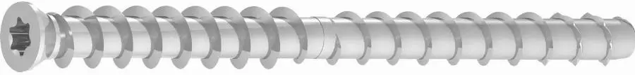 Multi monti ancre vis Timber Connect zingué blanc HECO TF Torx T-30 7.5x100 mm - Boite 50 - 43869