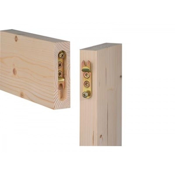 K036 DUO 62/15 assembleur bois acier zingué sect. min. 100/30 mm