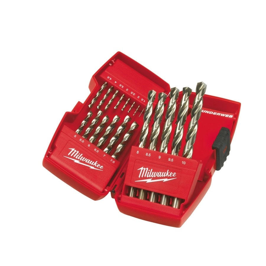 Set de 19 foret HSS-G thunderweb MILWAUKEE - 4932352374
