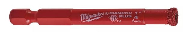 Foret multi-matériaux Diamond Plus Ø6 x 55 mm MILWAUKEE - 49560505