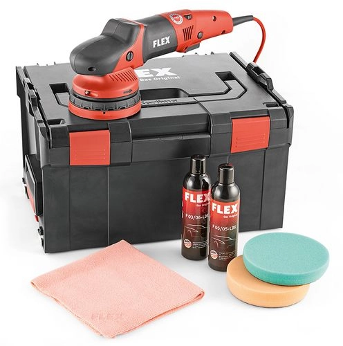 Polisseuse orbitale à entraînement forcé XCE 10-8 125 P-Set FLEX - en L-Boxx avec accessoires - 447269