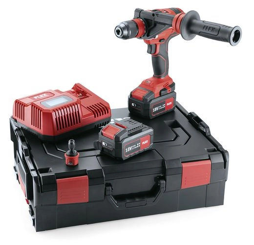 Perceuse visseuse 18V DD 4G 18.0-EC/5.0 Set FLEX - 2 batteries + chargeur + coffret + accessoires - 482757