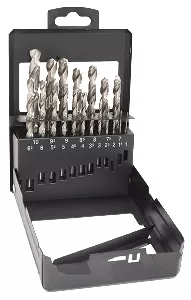 Foret HSSE5 taille meule cylindrique court TIVOLY Coffret de 19 - 11455070015