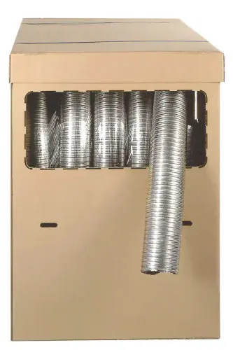  Flexible lisse inox 316 carton dévidoir 50m Ø130mm - JONCOUX - 652518