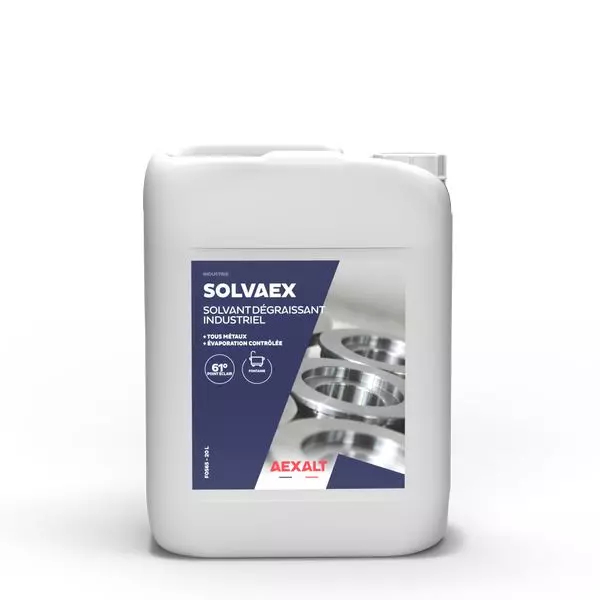 Dégraissant industriel multifonctions, tous métaux et pièces mécaniques SOLVAEX - AEXALT - Fût de 20 L - FO565