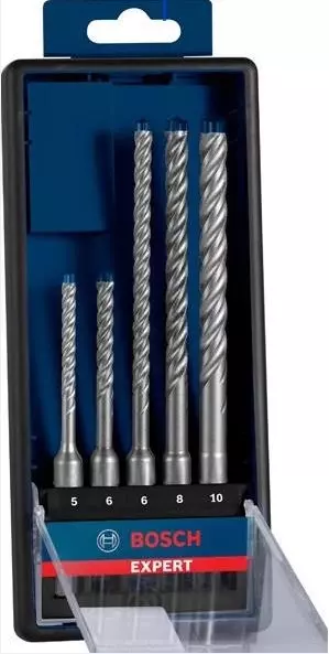 Set 5 forets béton SDS-Plus 7X Expert BOSCH 5/6/6/8/10mm - 2608900197