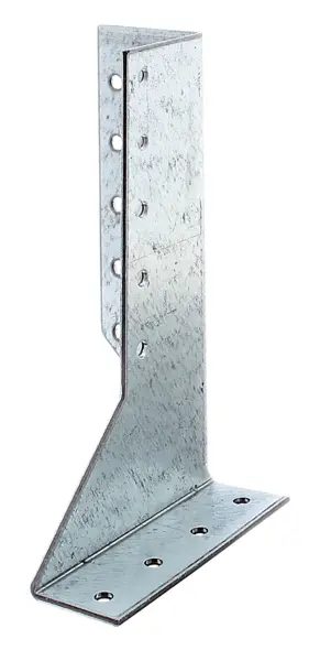 Support U ailes extérieures gauche galvanisé 25x140 Alberts - 331559