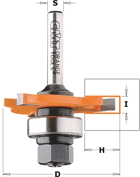 Fraise disque pour rainurage HM-D=47.6 l=6 B=8 MFLS - CMT82236011