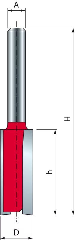 Mèche droite à deux tranchants FREUD - Ø10 H31,8/69 Q6 Z2 - F03FR00333 -MM-11006P