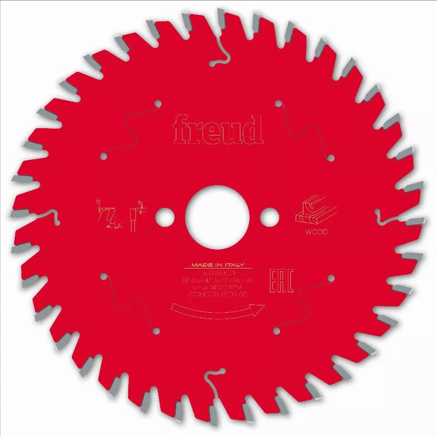 Lame pour scie circulaire portative FREUD - Ø130 2,4/1,6 AL20 Z36 BA 5° - F03FS09666 -FR03W002H