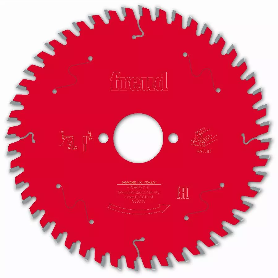 Lame pour scie circulaire portative FREUD - Ø160 2,4/1,6 AL30 Z48 BA 5° - F03FS09685 -FR06W013H