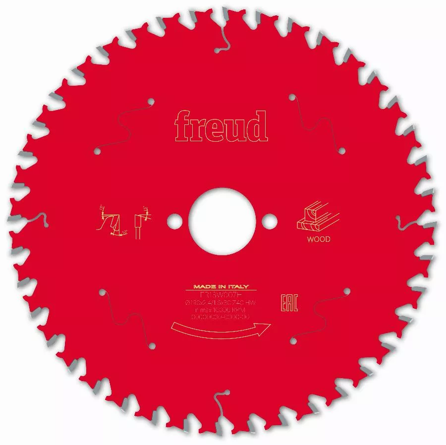 Lame pour scie circulaire portative FREUD - Ø190 2,4/1,6 AL30 Z40 BA 10° - F03FS09718 -FR13W007H