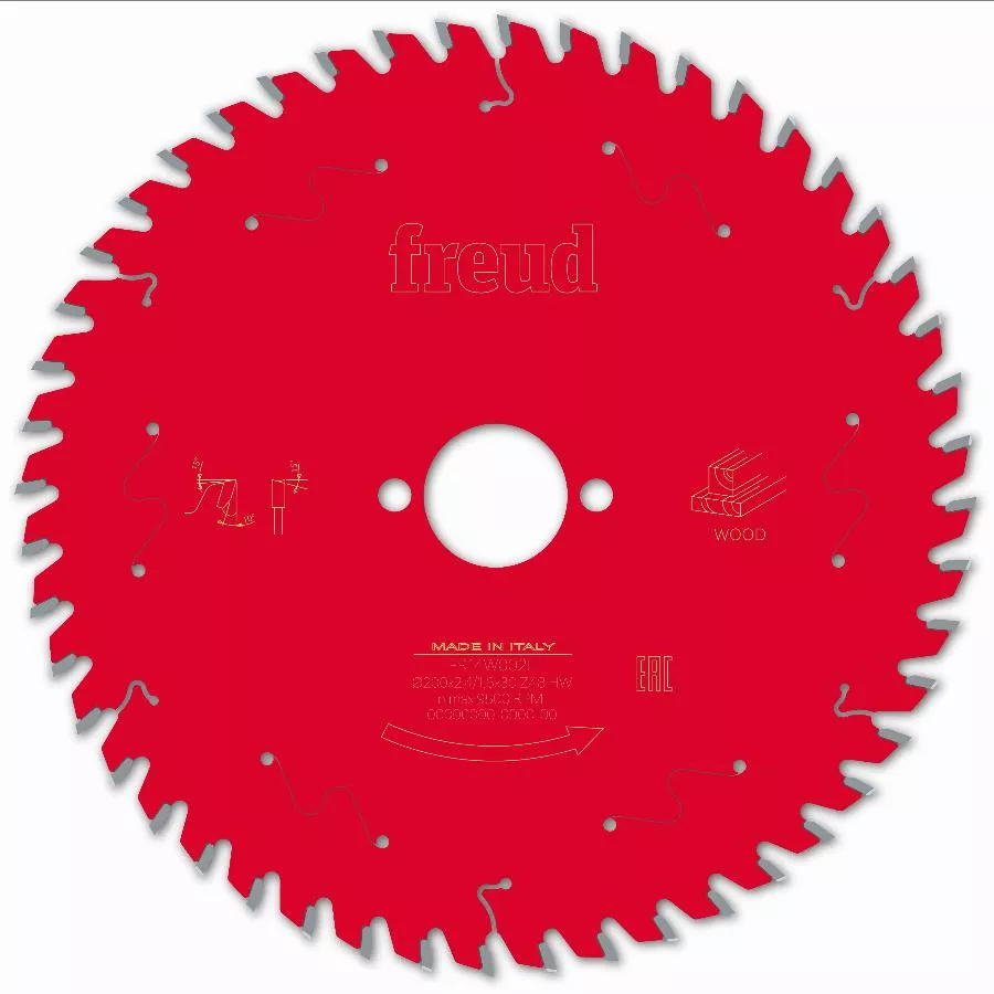 Lame pour scie circulaire portative FREUD - Ø200 2,8/1,8 AL30 Z48 BA 10° - F03FS09722 -FR14W002H