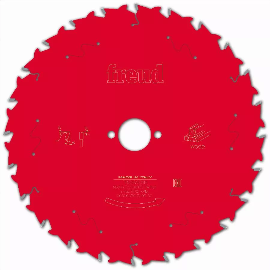 Lame pour scie circulaire portative FREUD - Ø237 2,5/1,8 AL30 Z24 BA 15° - F03FS09737 -FR21W001H