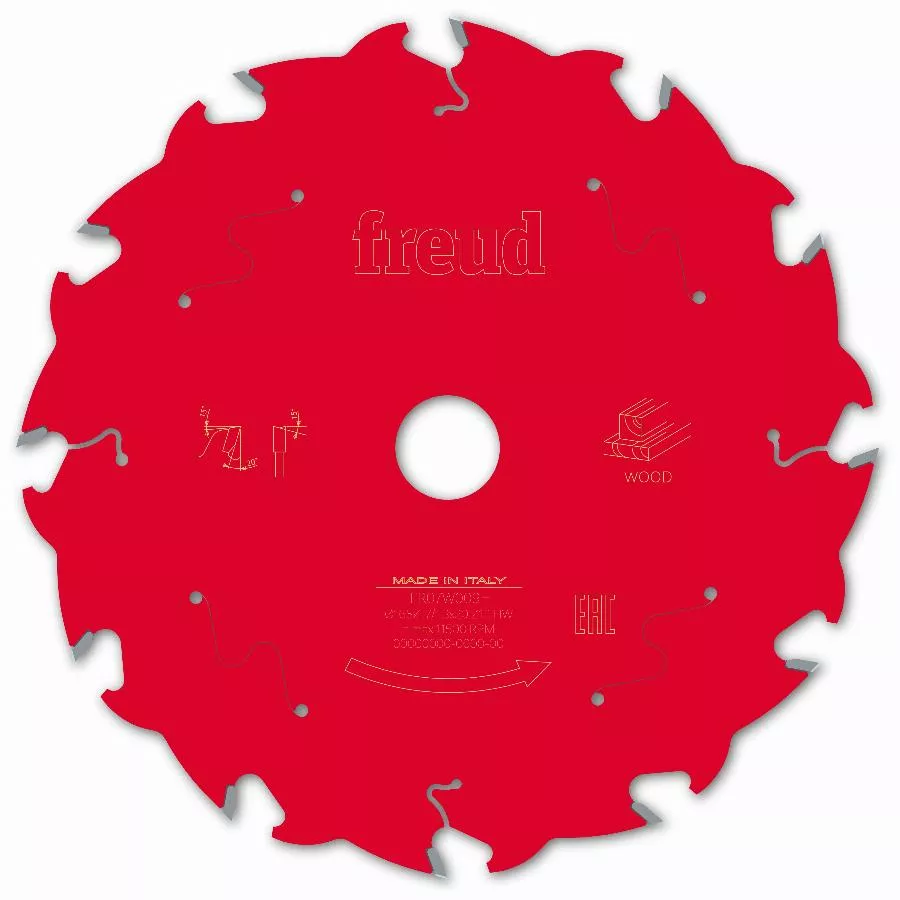 Lame pour scie circulaire portative filaire/sans fil FREUD - Ø165 1,7/1,3 A20 Z12 BA 20° - F03FS10040 -FR07W009H