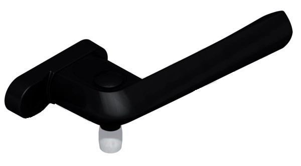 Poignée à olive DIEZ 7150 LA CROISÉE DS - réversible noir - DS7150-013 