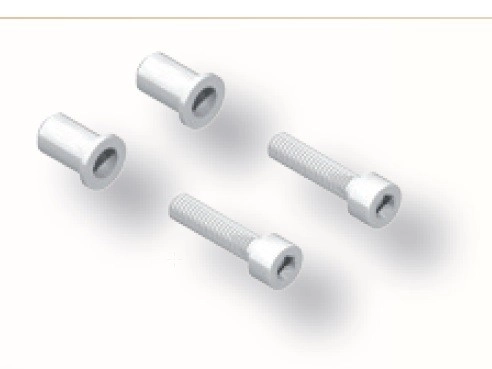 Paire d’écrous de fixation DIVA pour 1 poignée simple LA CROISÉE DS - DS7364