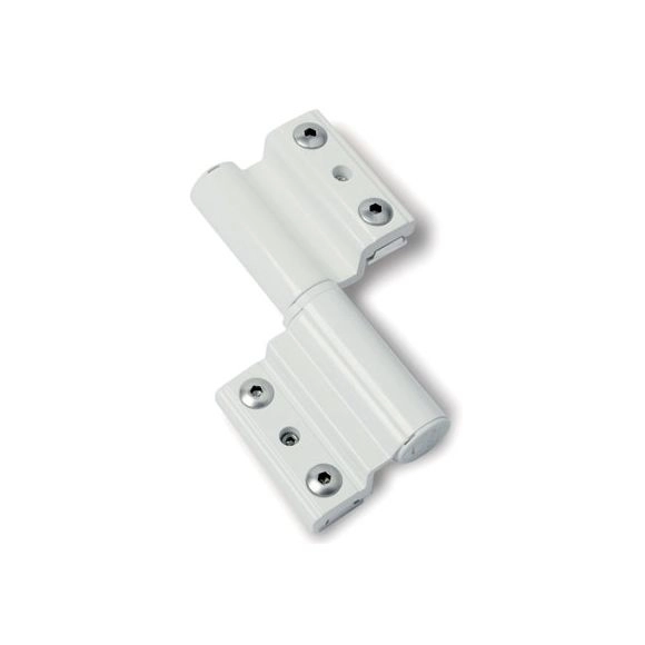Paumelle porte-fenêtre alu FAPIM pour dormant 14x18 - blanc ral 9010 - 5671/32            