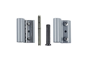 Paumelle Grip+ FAPIM avec axe en acier inox Ø7 mm - Argent G6 - 9800A_G6