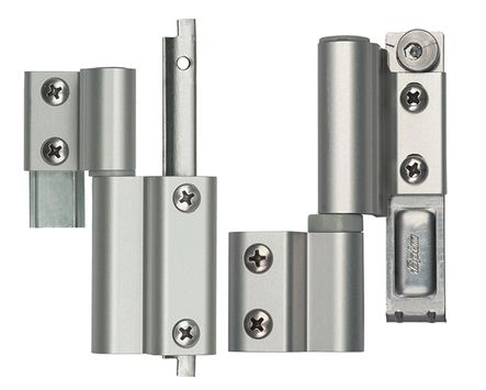 Paire de paumelle symétrique Galicube FAPIM oscillo-battant NJ aspect inox - 1404AI_NJ