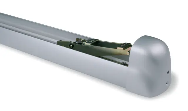 Support central de barre antipanique Panama Push 8240i FAPIM - L.935 mm - gris 9006 - 8240i_G5