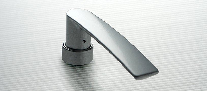 Béquille FAPIM Iris - Pour poignée de fenêtre avec mécanisme 0520 - Entraxe 21,5 mm - 0500A_G6 - Argent G6