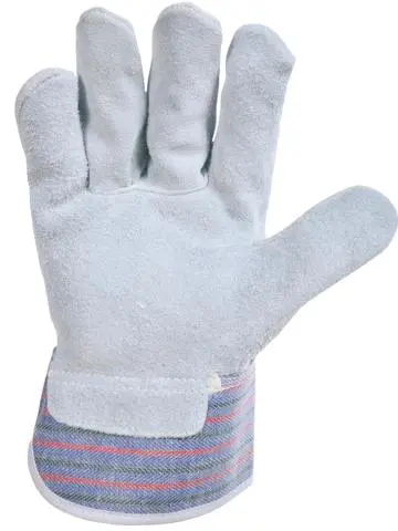 Gants en croûte de bovin SINGER - type docker - manutention lourde en milieu sec - taille 10 - 501ORD