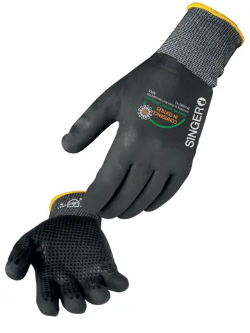 Gant tout enduit SINGER FRERES - Picots sur paume - T.10 - NYMFIT02 