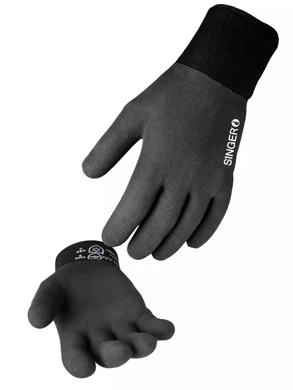 Gant froid tout enduit latex noir SINGER T.11 - SNOWFLEX11
