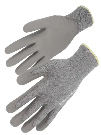 Gant tricoté anti coupure fin niveau B PHD133PU T.9 SINGER - PHD133PU09