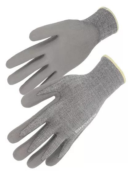 Gant tricoté anti coupure fin niveau B PHD133PU SINGER - PHD133PU
