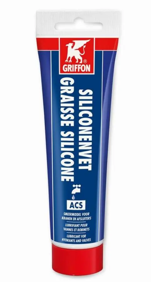 Tube graisse silicone ACS 125 gr GRIFFON pour vannes et robinets - 6309088
