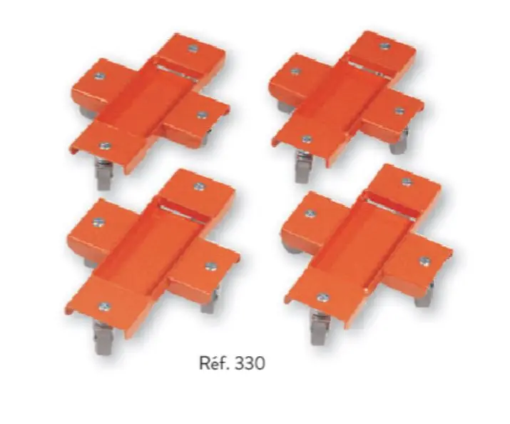 Patins grands pieds, 4 patins 19CMx9CM force 500KG - THEARD - 330