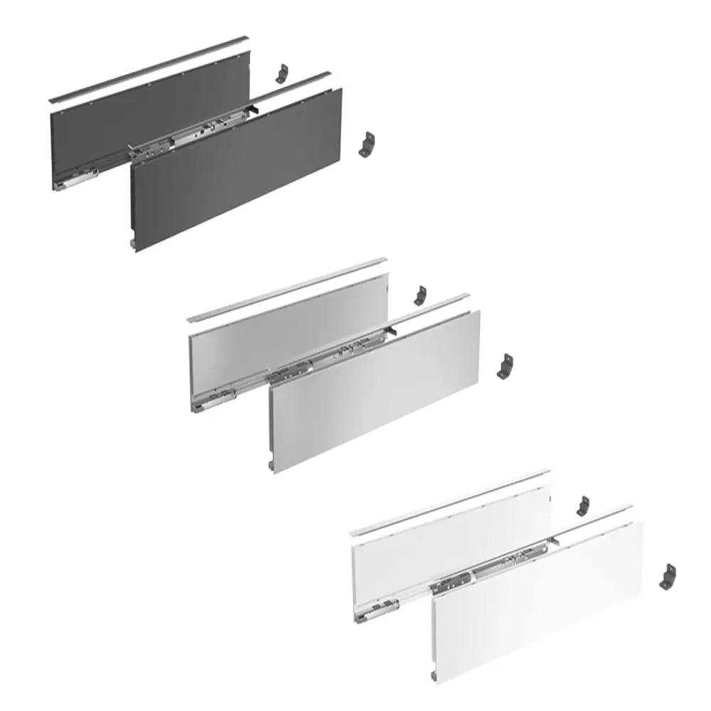 Profilé latéral de tiroir AvanTech YOU, hauteur 187 mm, gauche et droite - HETTICH - 9353