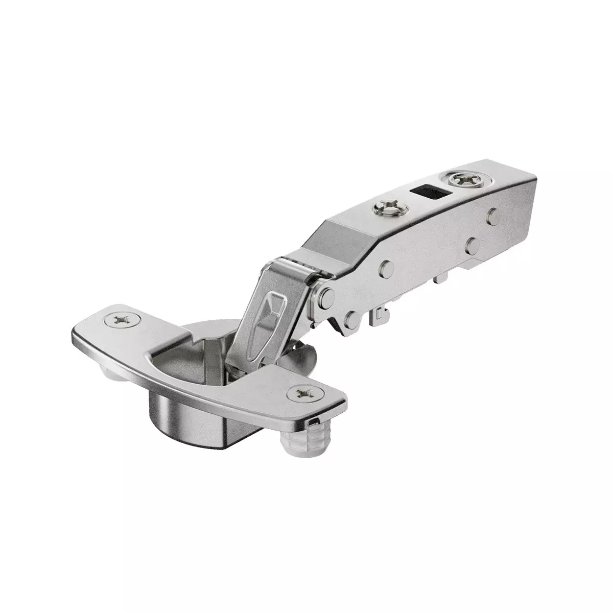 Charnière Sensys 8645i - base 12,5 mm th 53 - à enfoncer - Acier nickelé - 1 pièce - HETTICH - 9071208