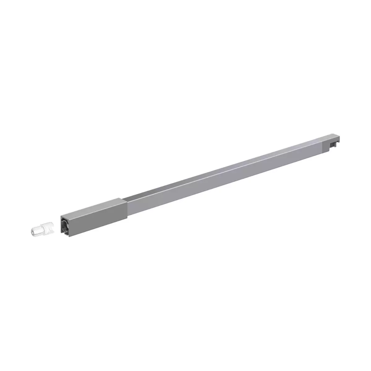 Tringle longitudinale InnoTech Atira, 470 mm, à gauche, argent - 1 pièce - HETTICH - 9194530