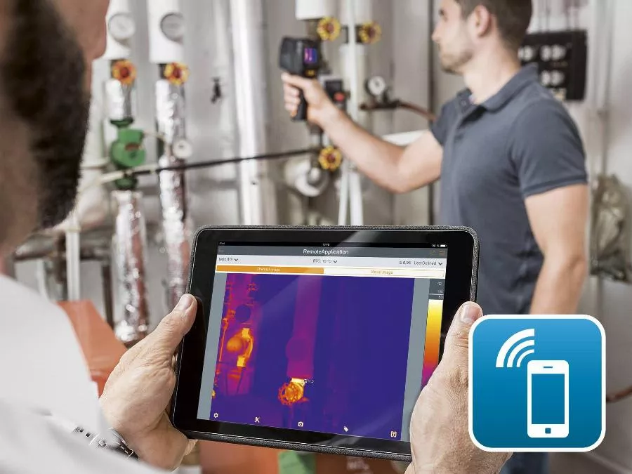 Caméra thermique 872S 320x240 pixels app laser - TESTO - 0560 8725