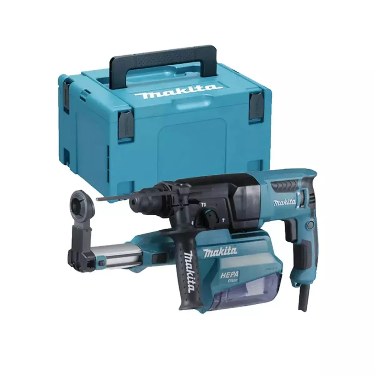 Perforateur-Burineur SDS-plus 800W - Ø26mm - MAKITA - MakPac + accessoires - HR2650JX14