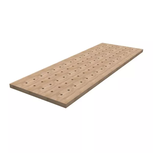Banc en bois dur 610 mm x 1727 mm avec plateau perforé - KREG - HWBT-6824-DH