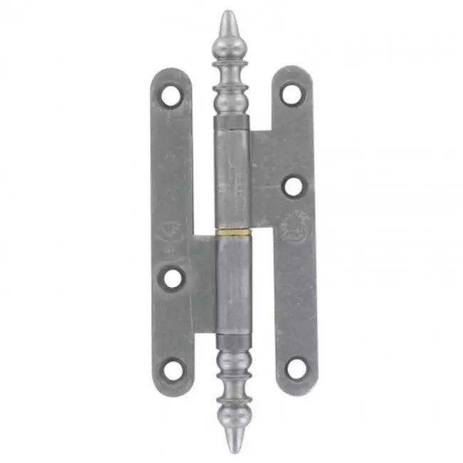 Paumelle boule acier poli N°27 BROS - 110x55 BR+Vase gauche - 27ARG1151